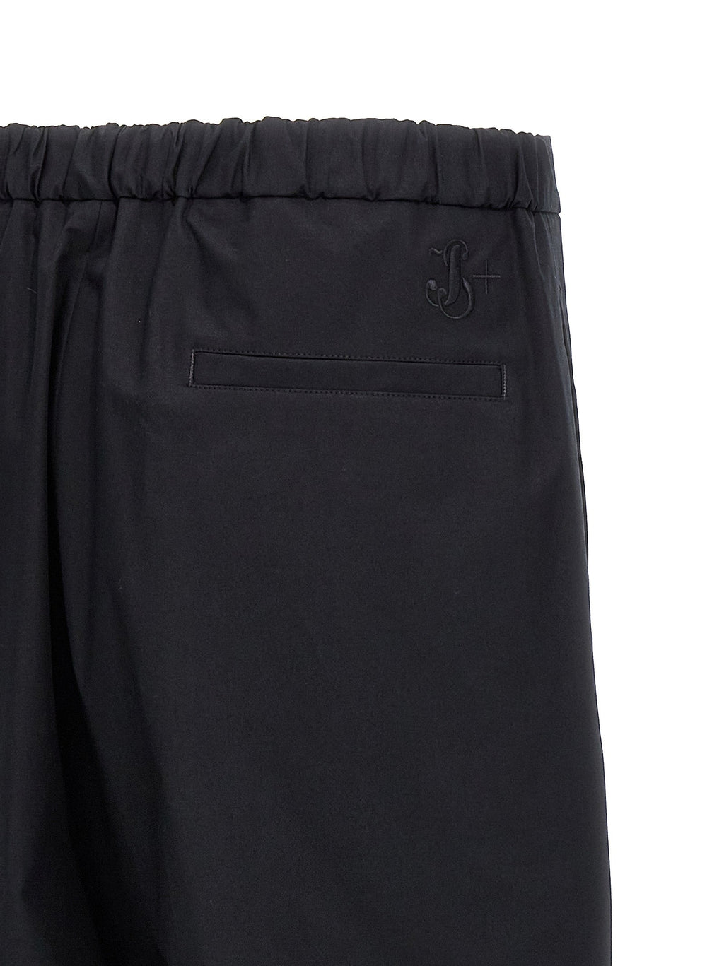Jil Sander Blue Cotton Casual Pants