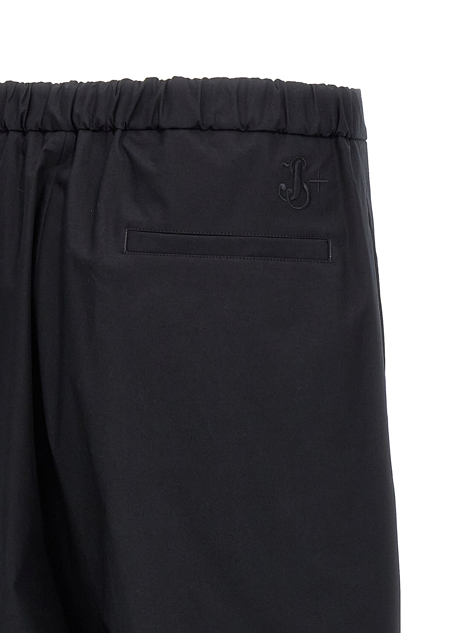 Jil Sander Blue Cotton Casual Pants