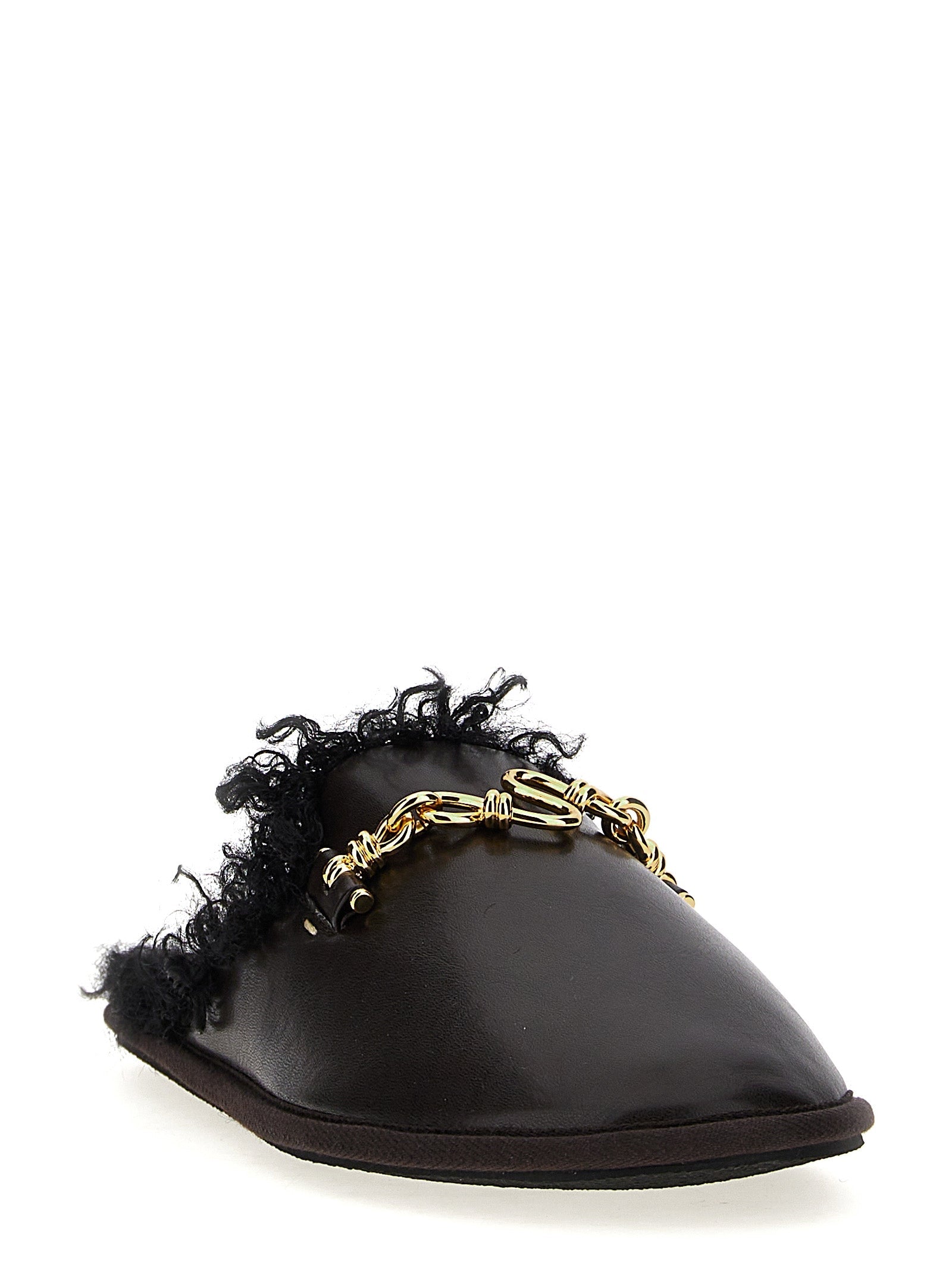 Stella McCartney Brown Polyethylene Mules