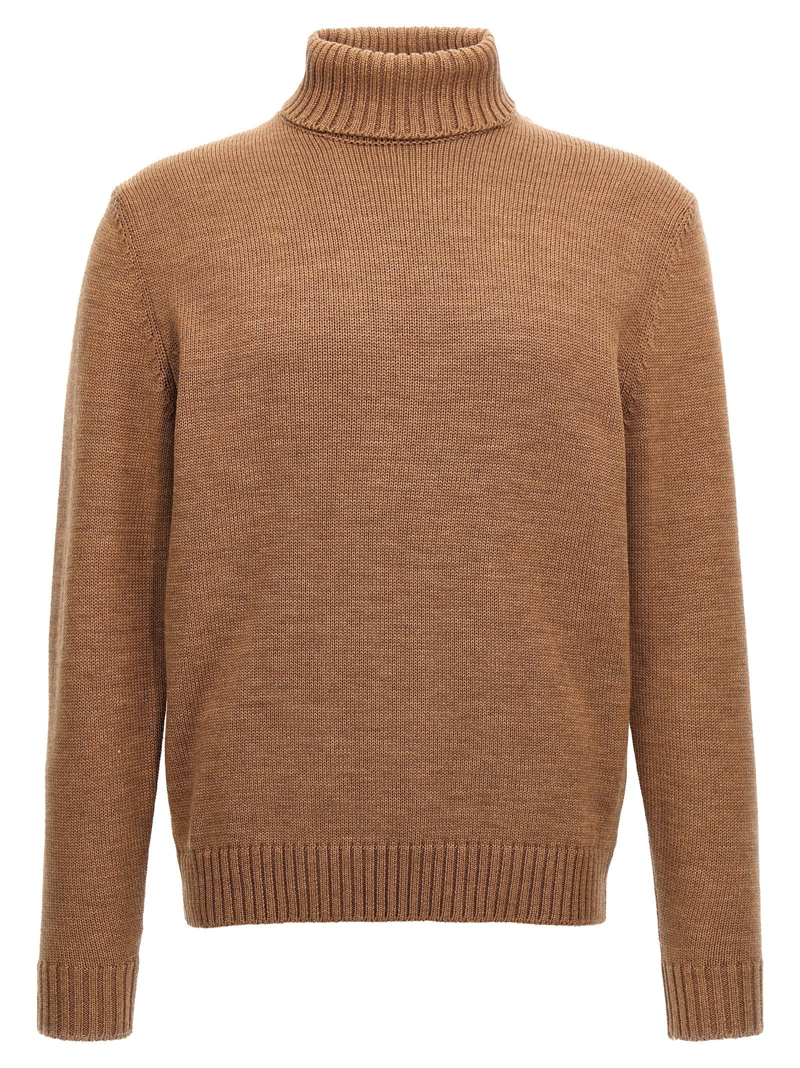 ZANONE Brown Virgin Wool Cardigan