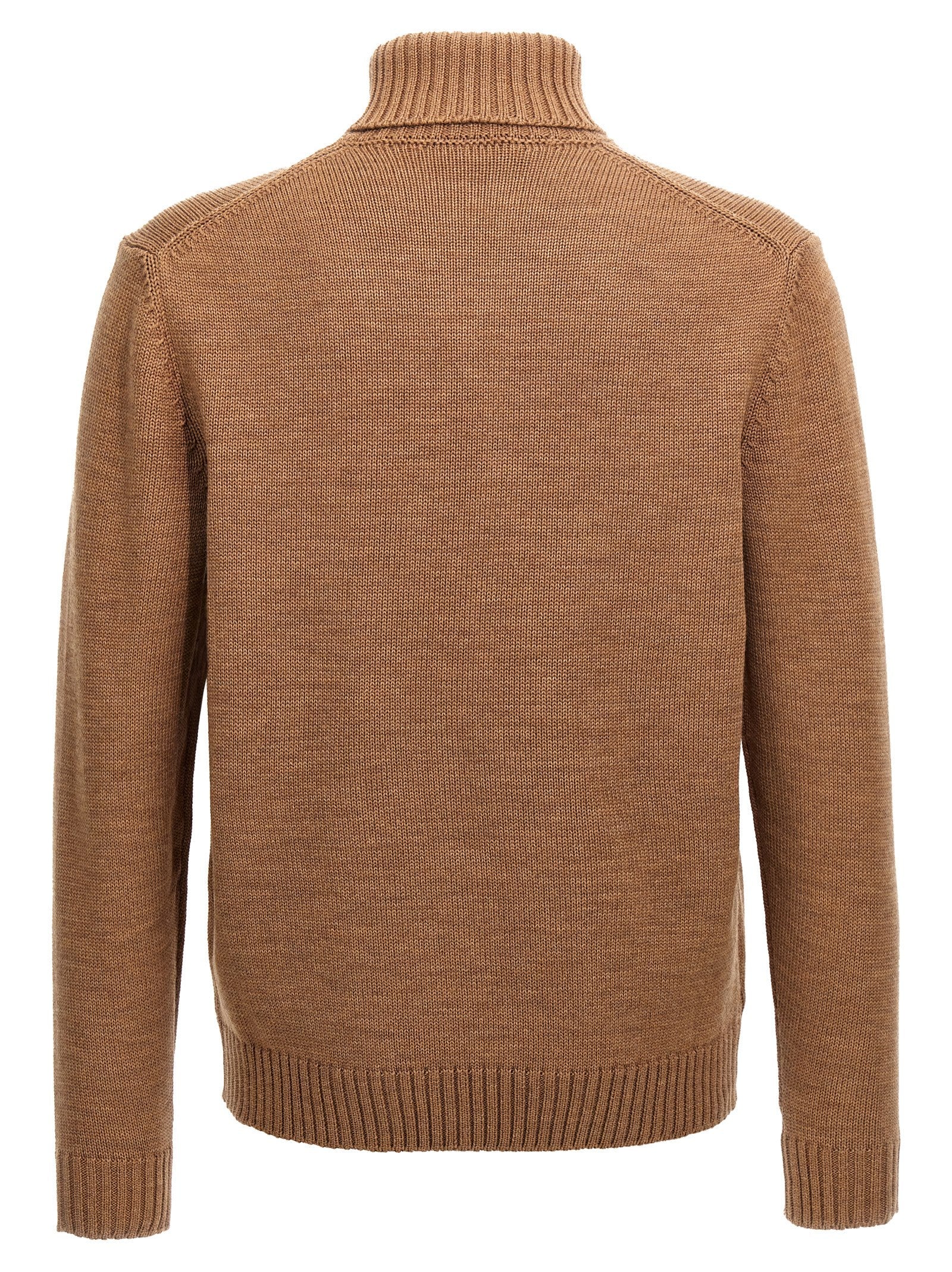 ZANONE Brown Virgin Wool Cardigan