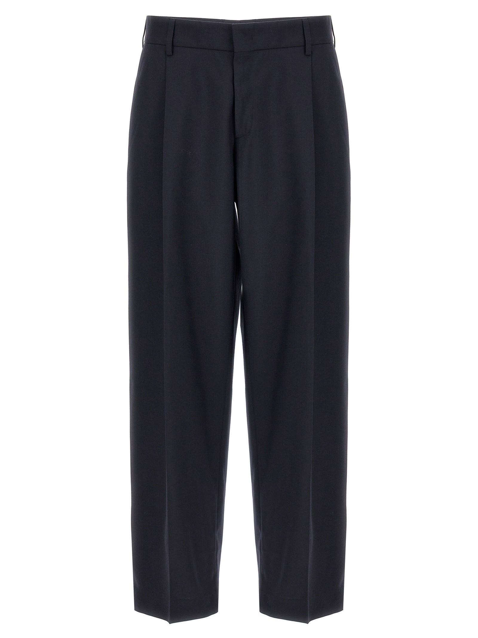 CELLAR DOOR Blue Polyester Dress Pants