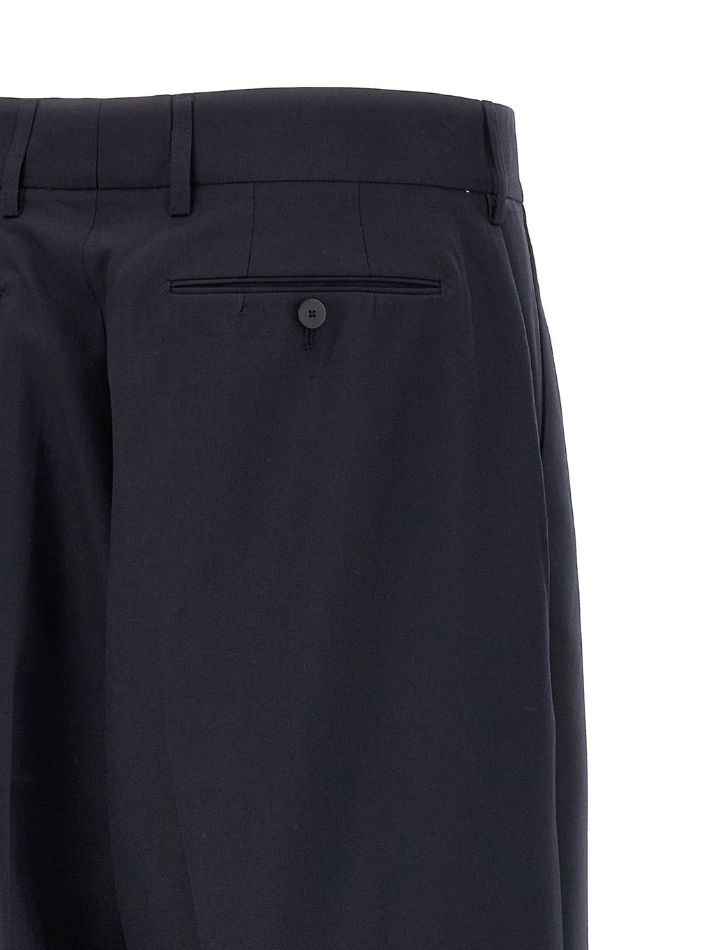 CELLAR DOOR Blue Polyester Dress Pants