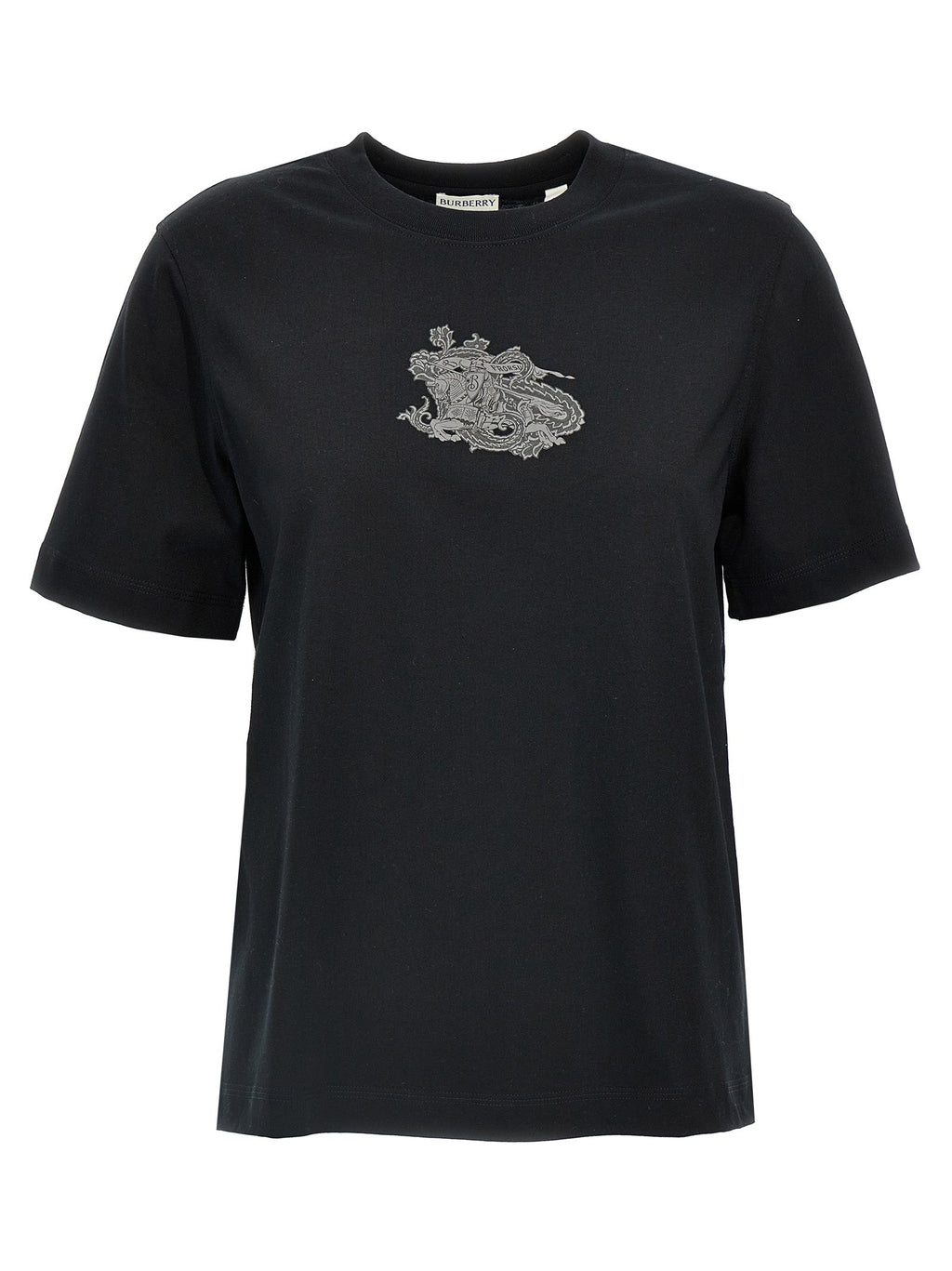 Burberry Black Cotton T-Shirt