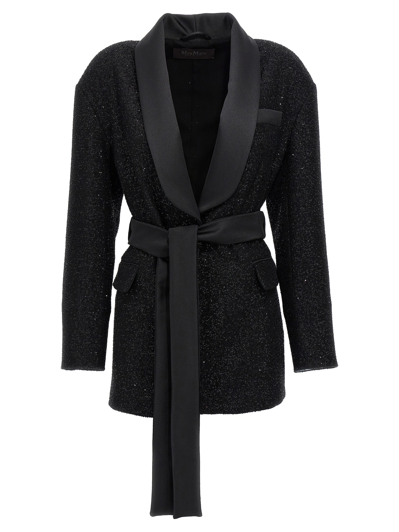 Max Mara Black Viscose Blazer