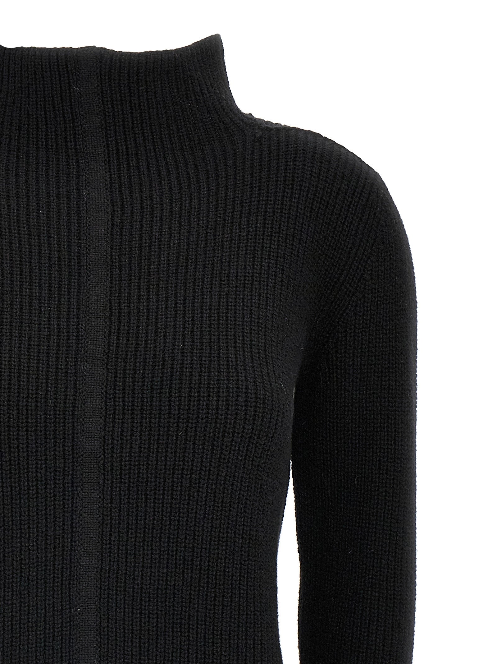 Rick Owens Black Cashmere Cardigan
