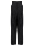 Max Mara Black Viscose Dress Pants
