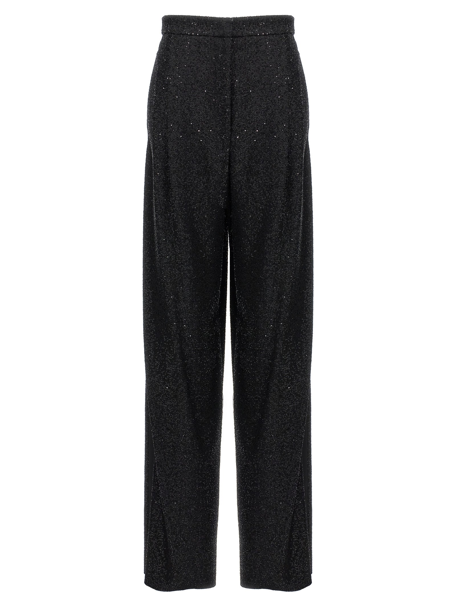 Max Mara Black Viscose Dress Pants