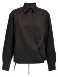 Valentino Garavani Black Wool Blouse