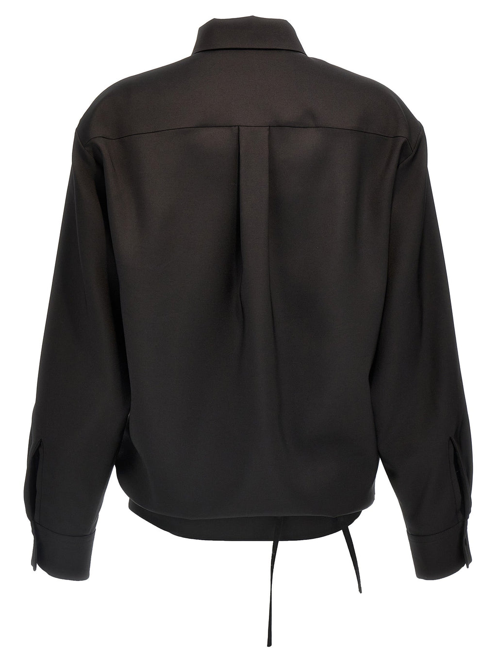 Valentino Garavani Black Wool Blouse