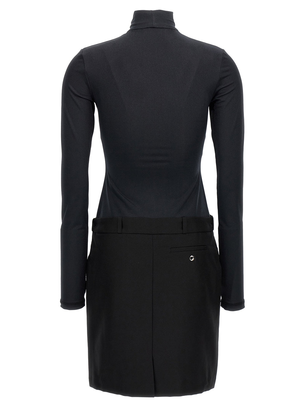 Coperni Black Polyester Short Dress