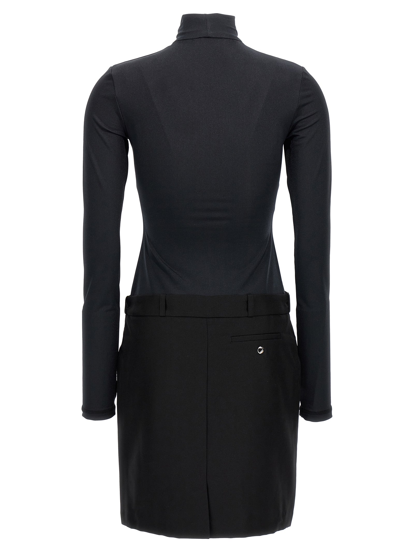 Coperni Black Polyester Short Dress