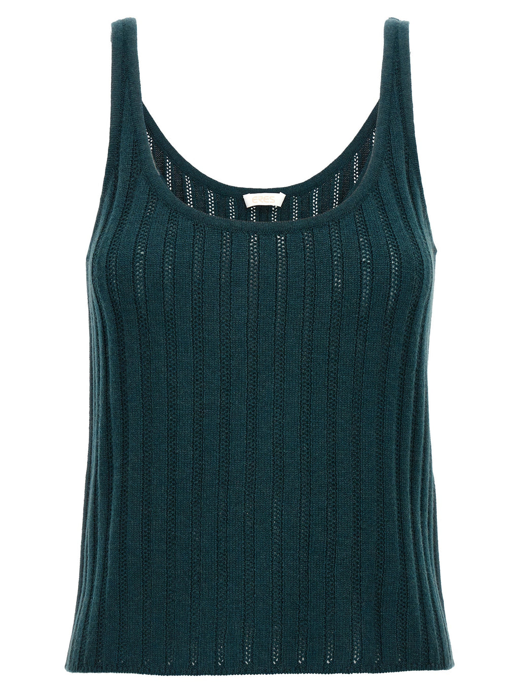 Eres Bicolor Wool Sleeveles T-Shirt