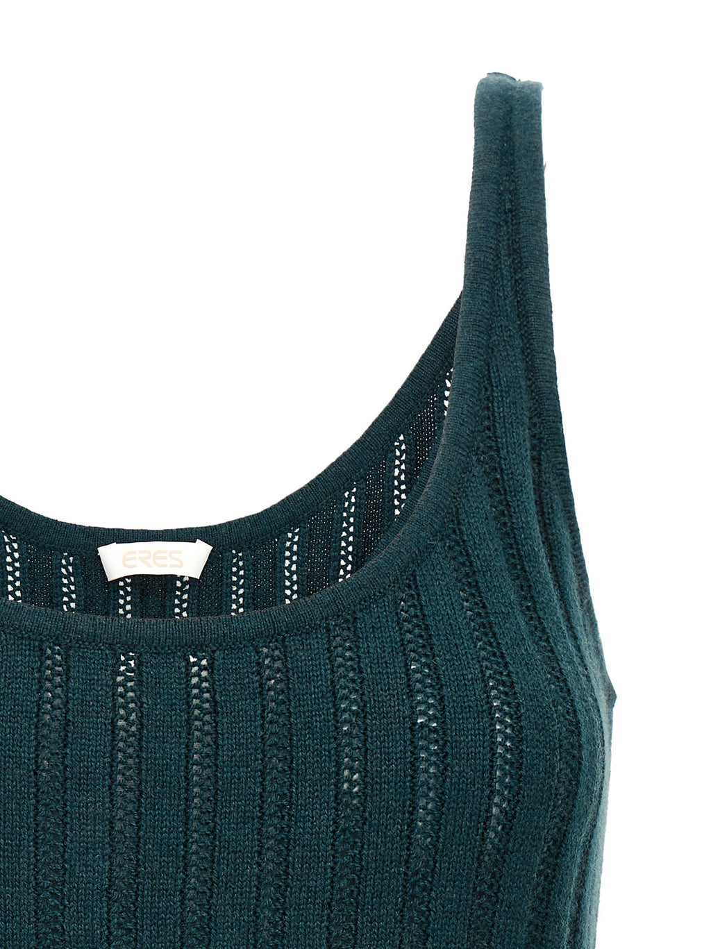 Eres Bicolor Wool Sleeveles T-Shirt