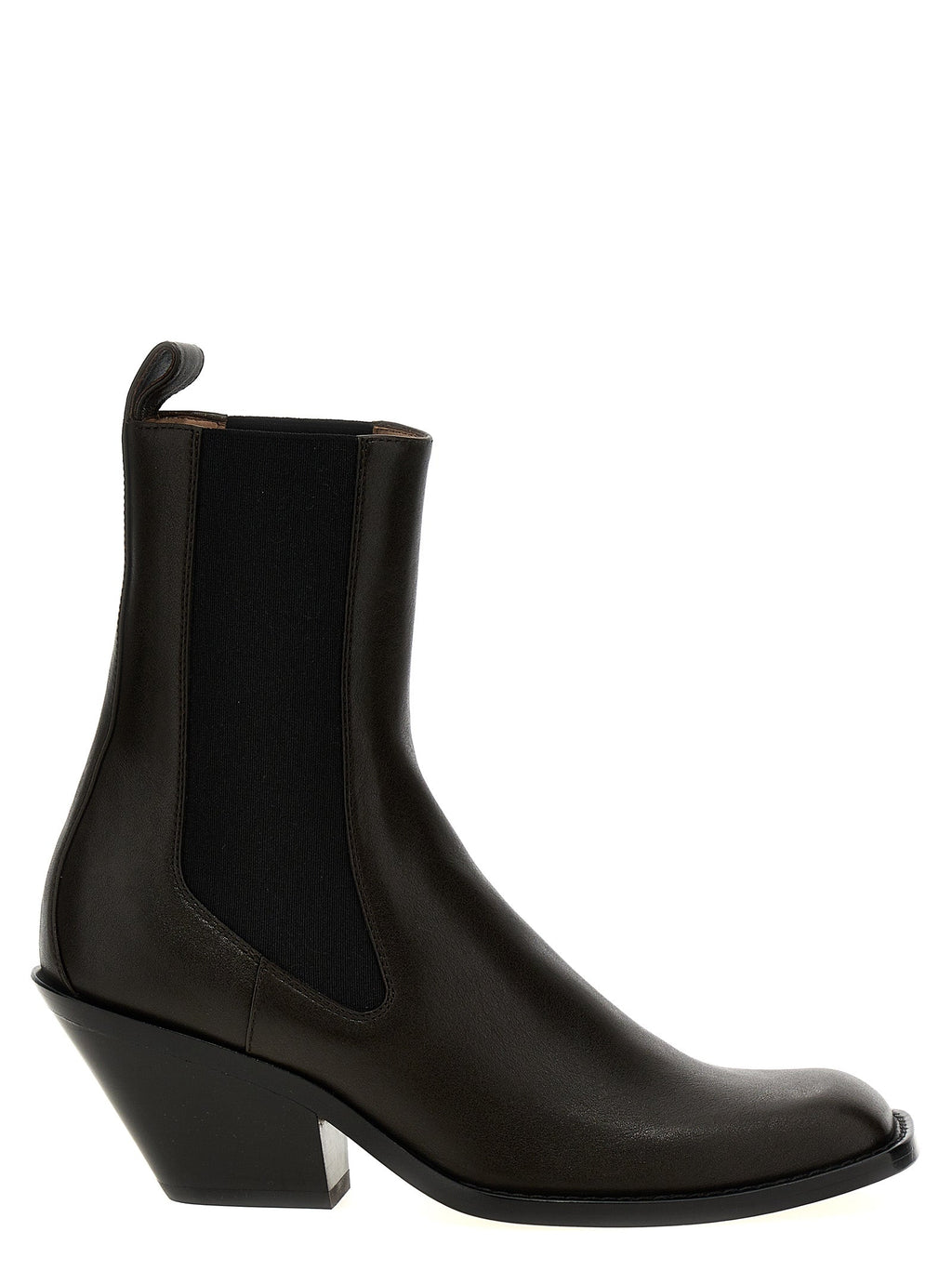 Khaite Brown Calfskin Chelsea Boots