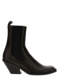 Khaite Brown Calfskin Chelsea Boots