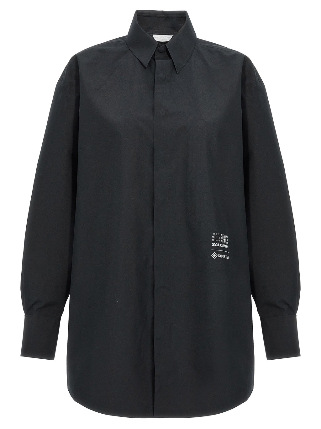 MM6 Maison Margiela Black Polyester Blouse