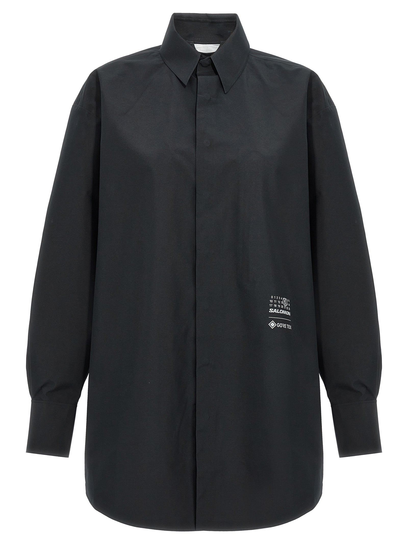 MM6 Maison Margiela Black Polyester Blouse