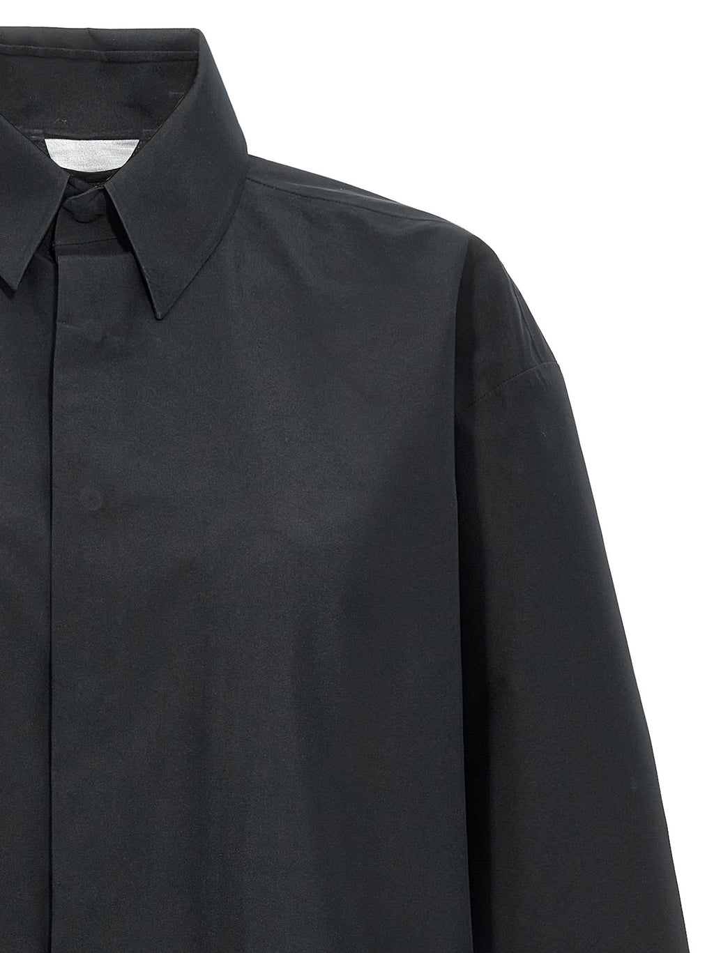 MM6 Maison Margiela Black Polyester Blouse
