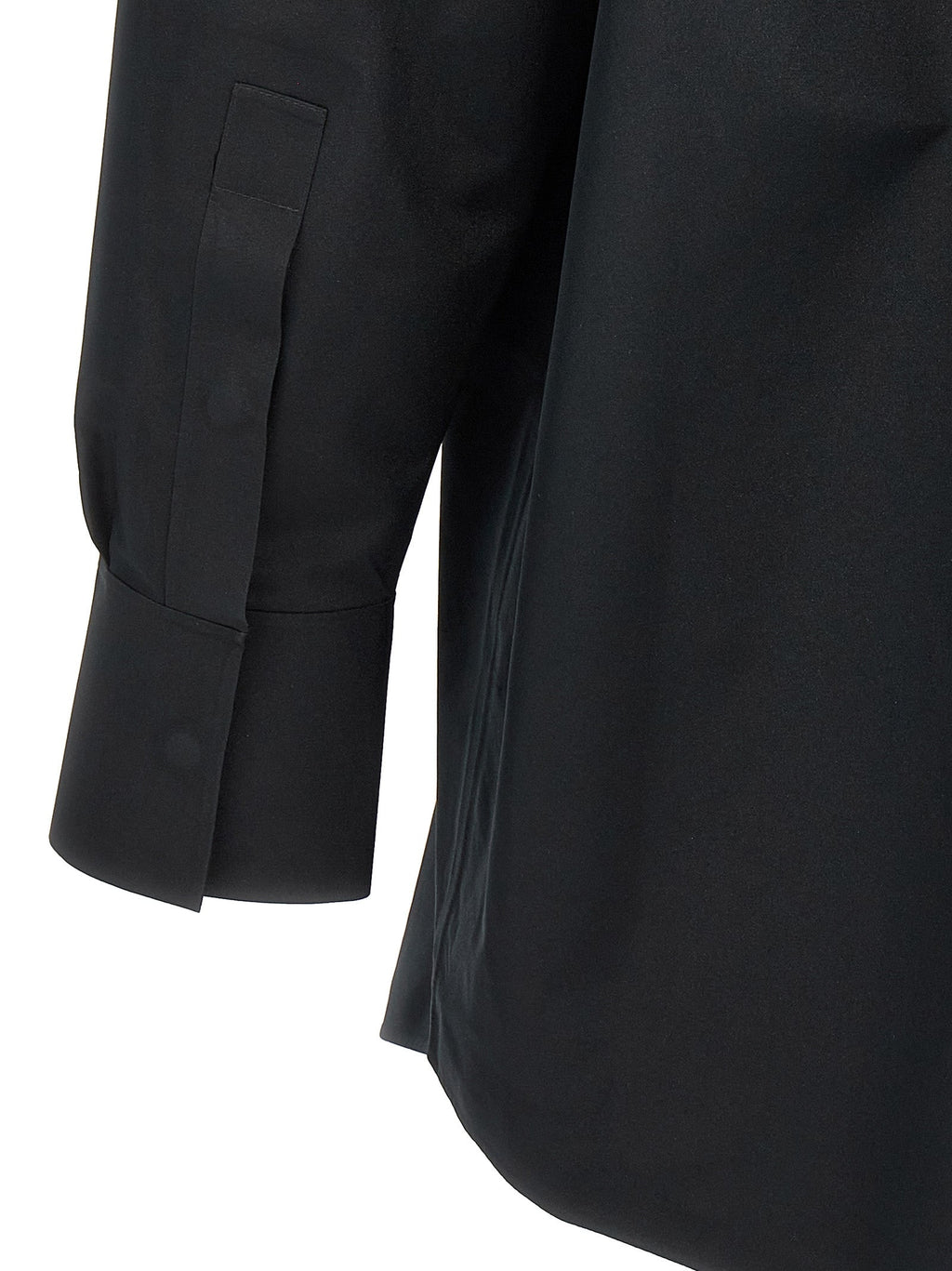 MM6 Maison Margiela Black Polyester Blouse