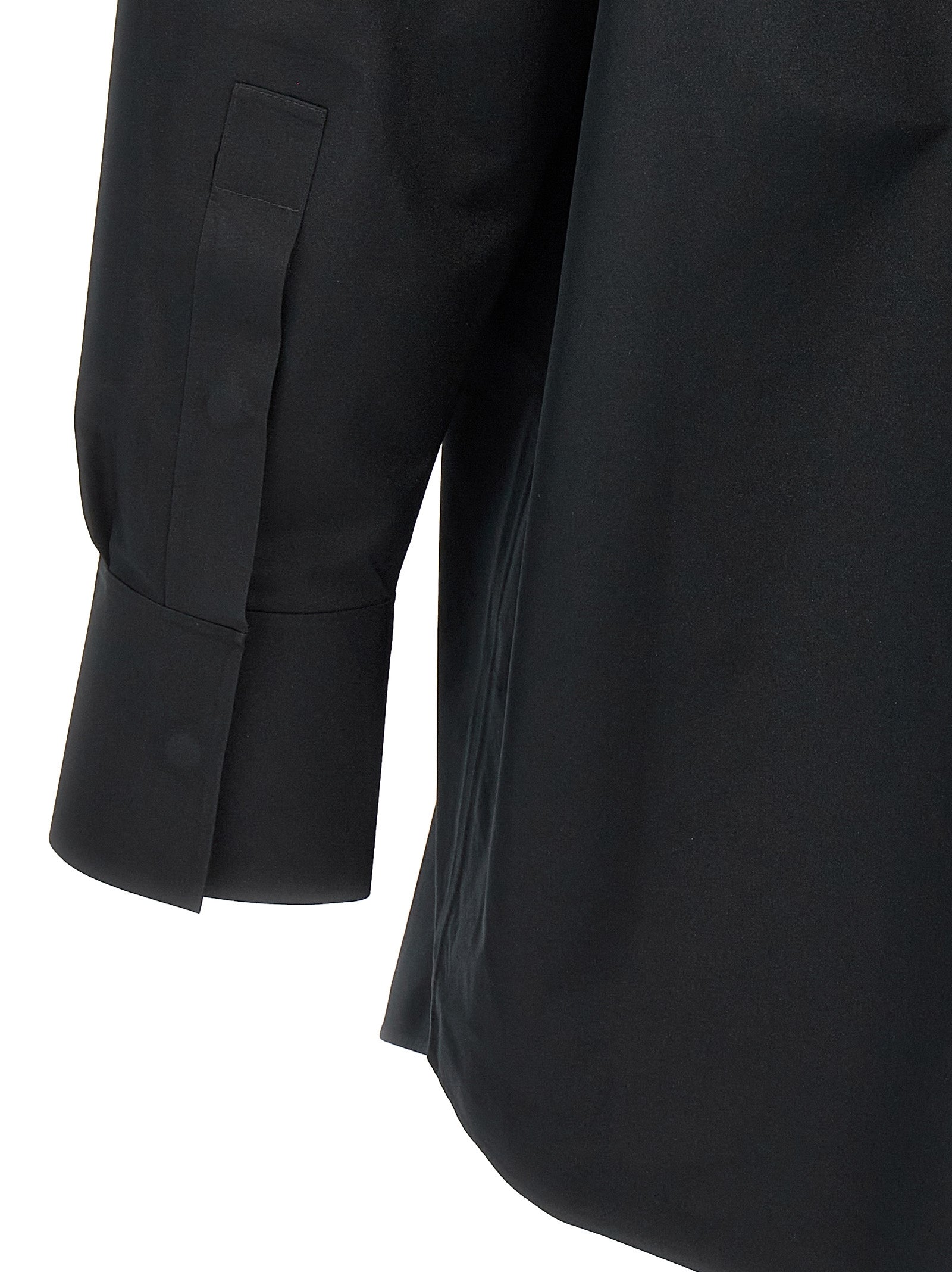 MM6 Maison Margiela Black Polyester Blouse