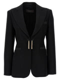 Max Mara Black Virgin Wool Blazer