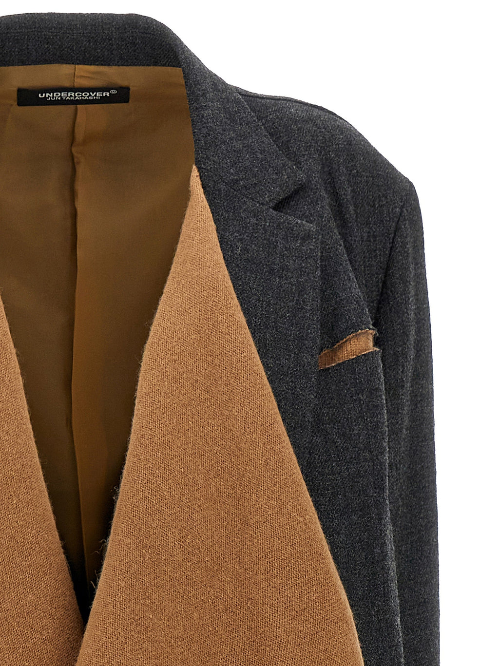 Undercover Multicolor Wool Coat
