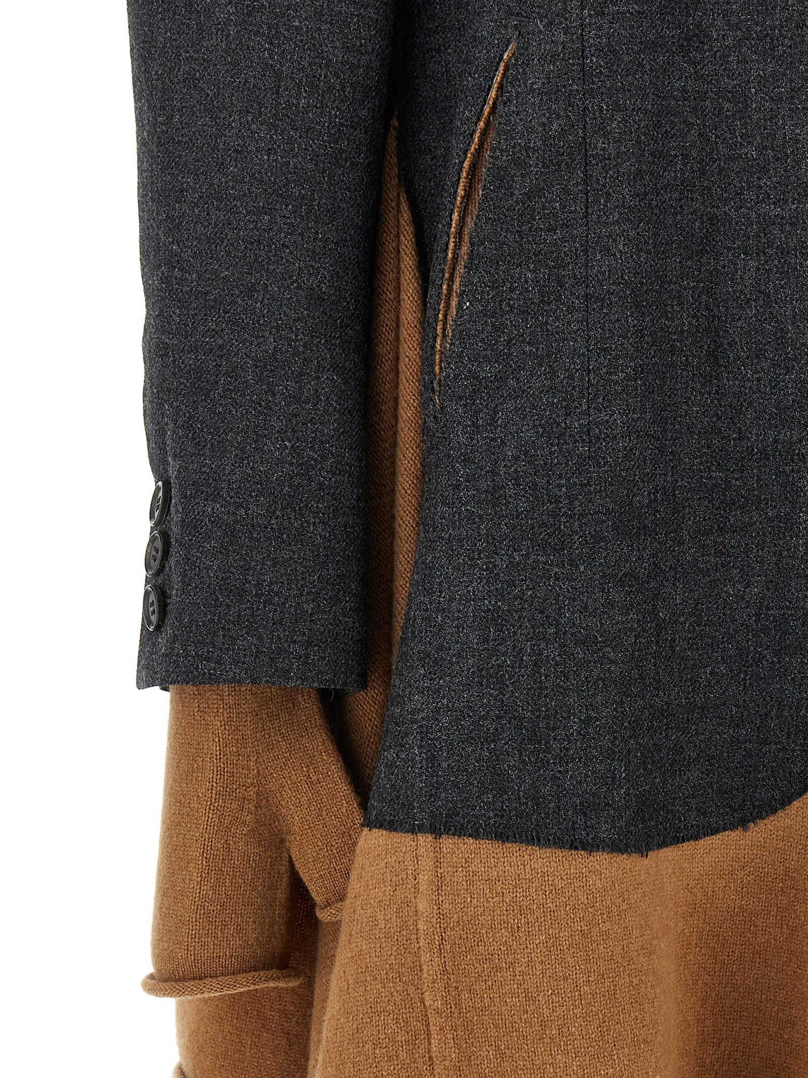 Undercover Multicolor Wool Coat