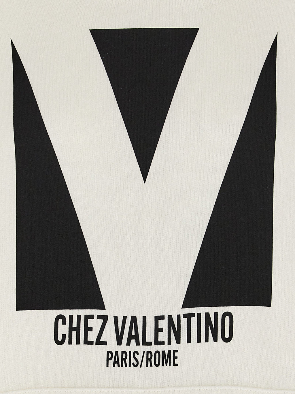 Valentino Garavani White Cotton Sweatshirt