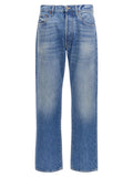 Valentino Garavani Blue Cotton Straight-Leg Jeans