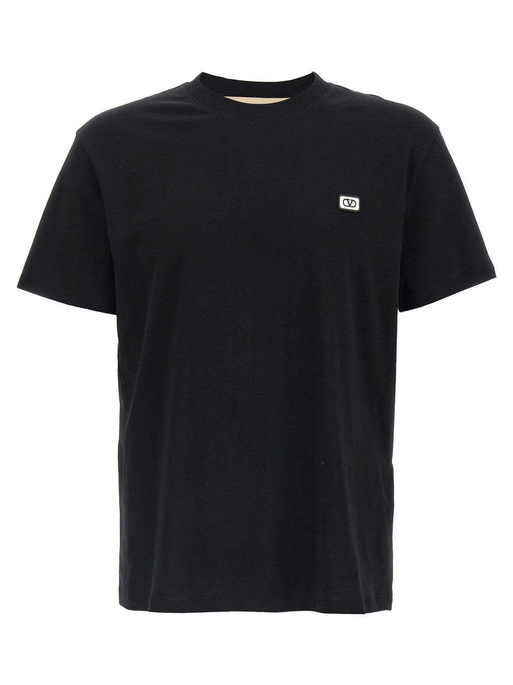 Valentino Garavani Black Cotton T-Shirt