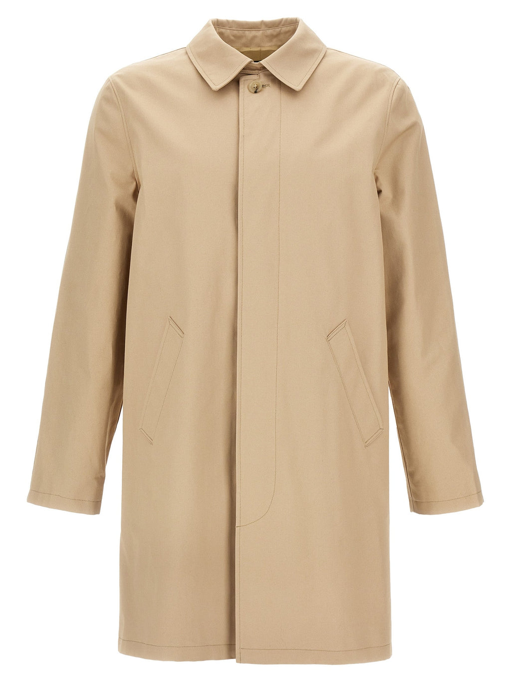 A.P.C. Beige Cotton Coat