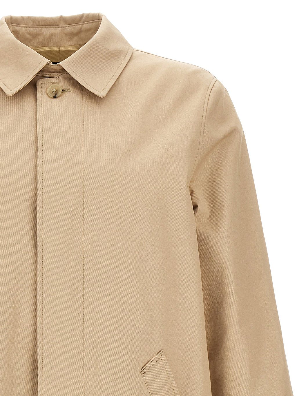 A.P.C. Beige Cotton Coat
