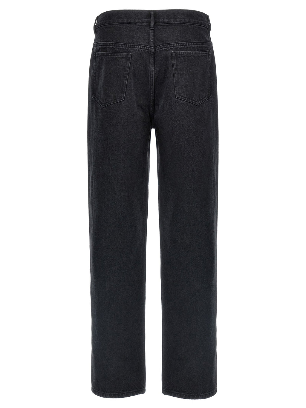 A.P.C. Black Cotton Straight-Leg Jeans
