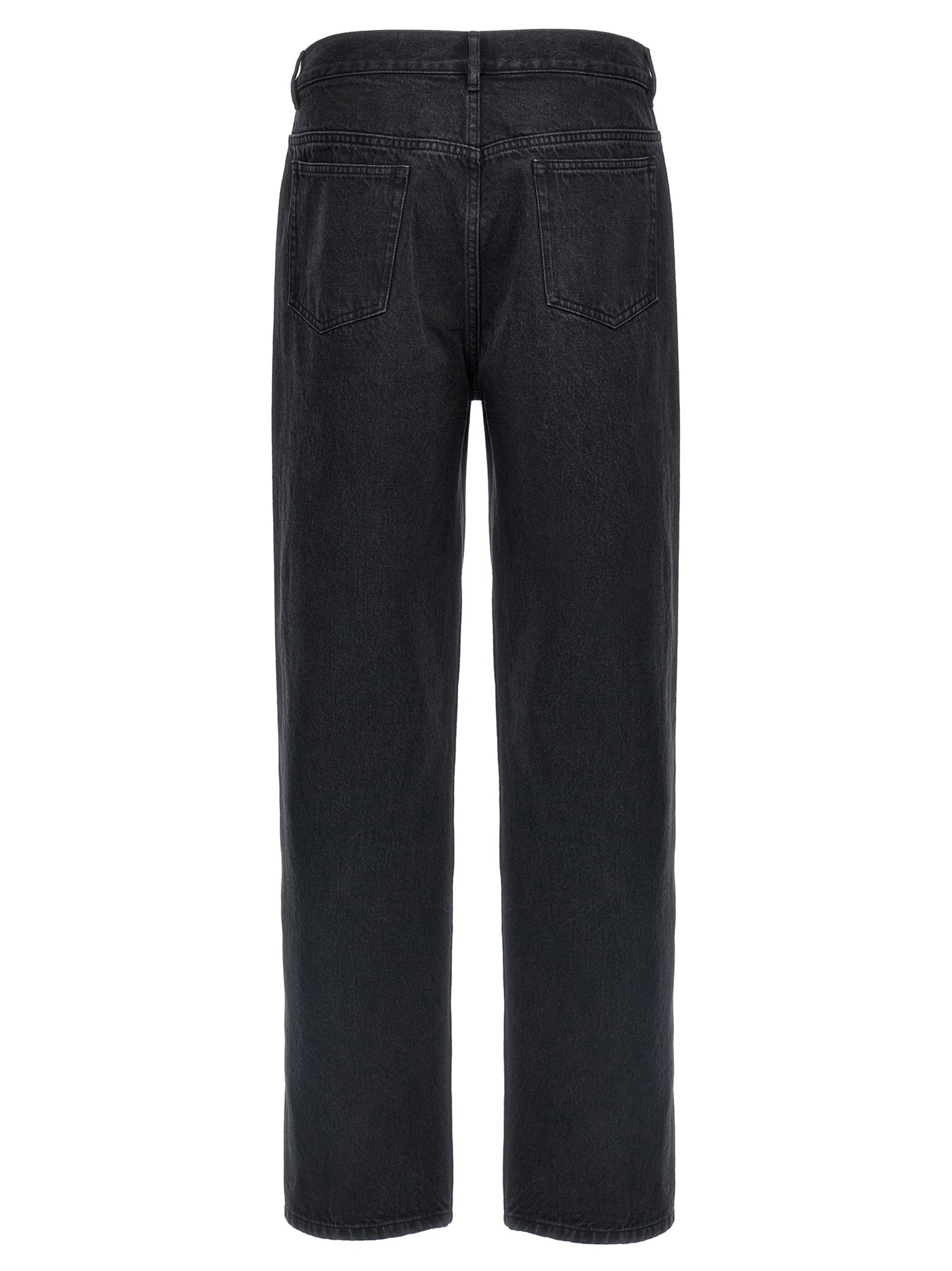 A.P.C. Black Cotton Straight-Leg Jeans