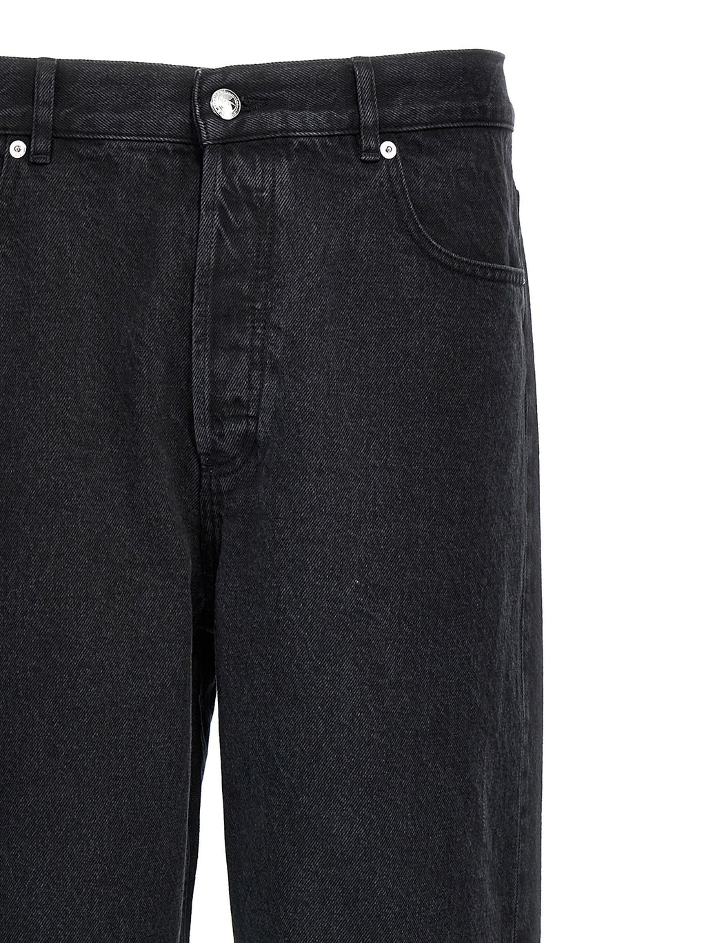 A.P.C. Black Cotton Straight-Leg Jeans