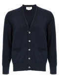 Thom Browne Blue Cotton Cardigan