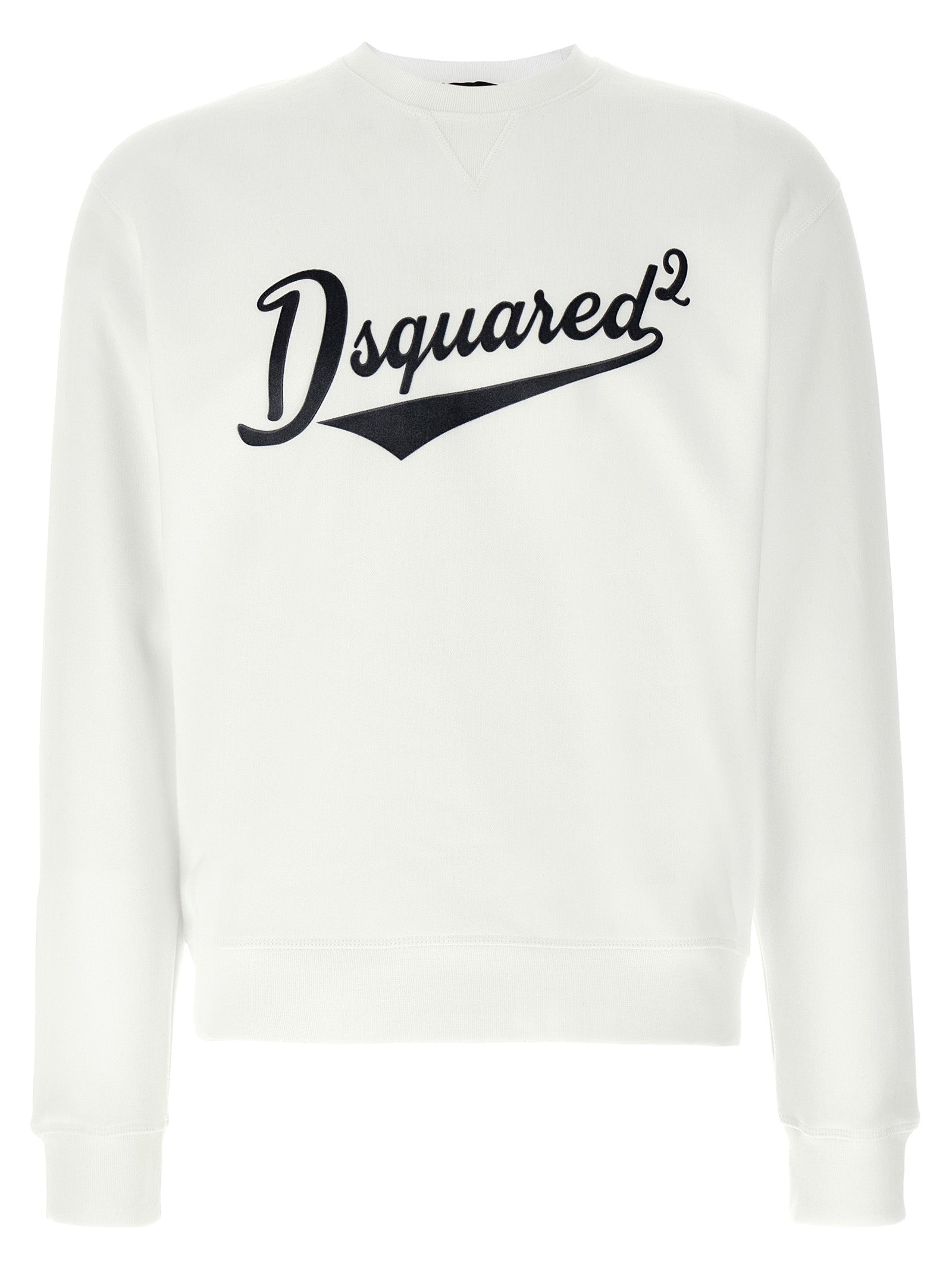 Dsquared² White Cotton Sweatshirt