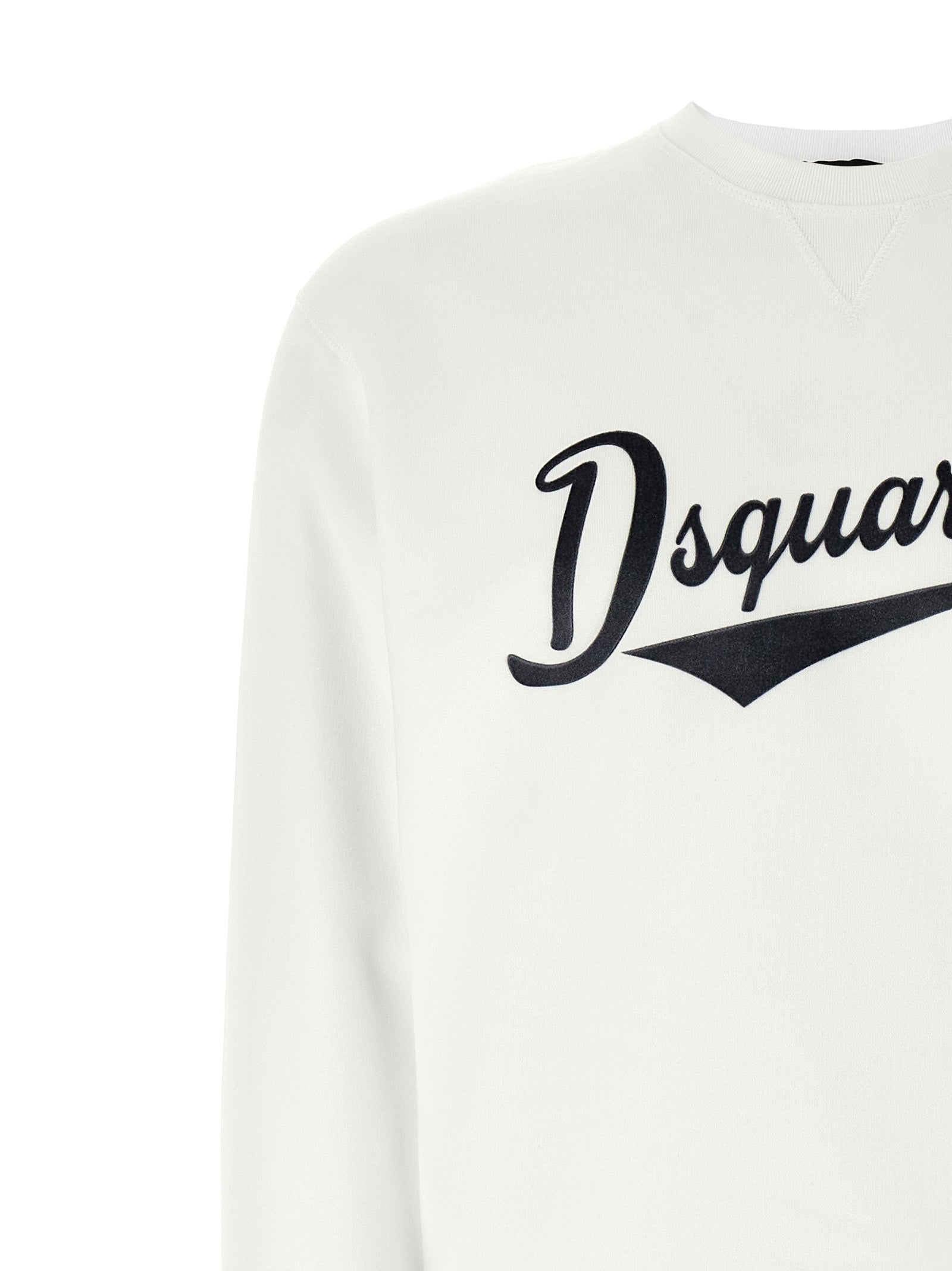 Dsquared² White Cotton Sweatshirt