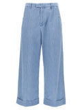 Valentino Garavani Blue Cotton Jeans Denim