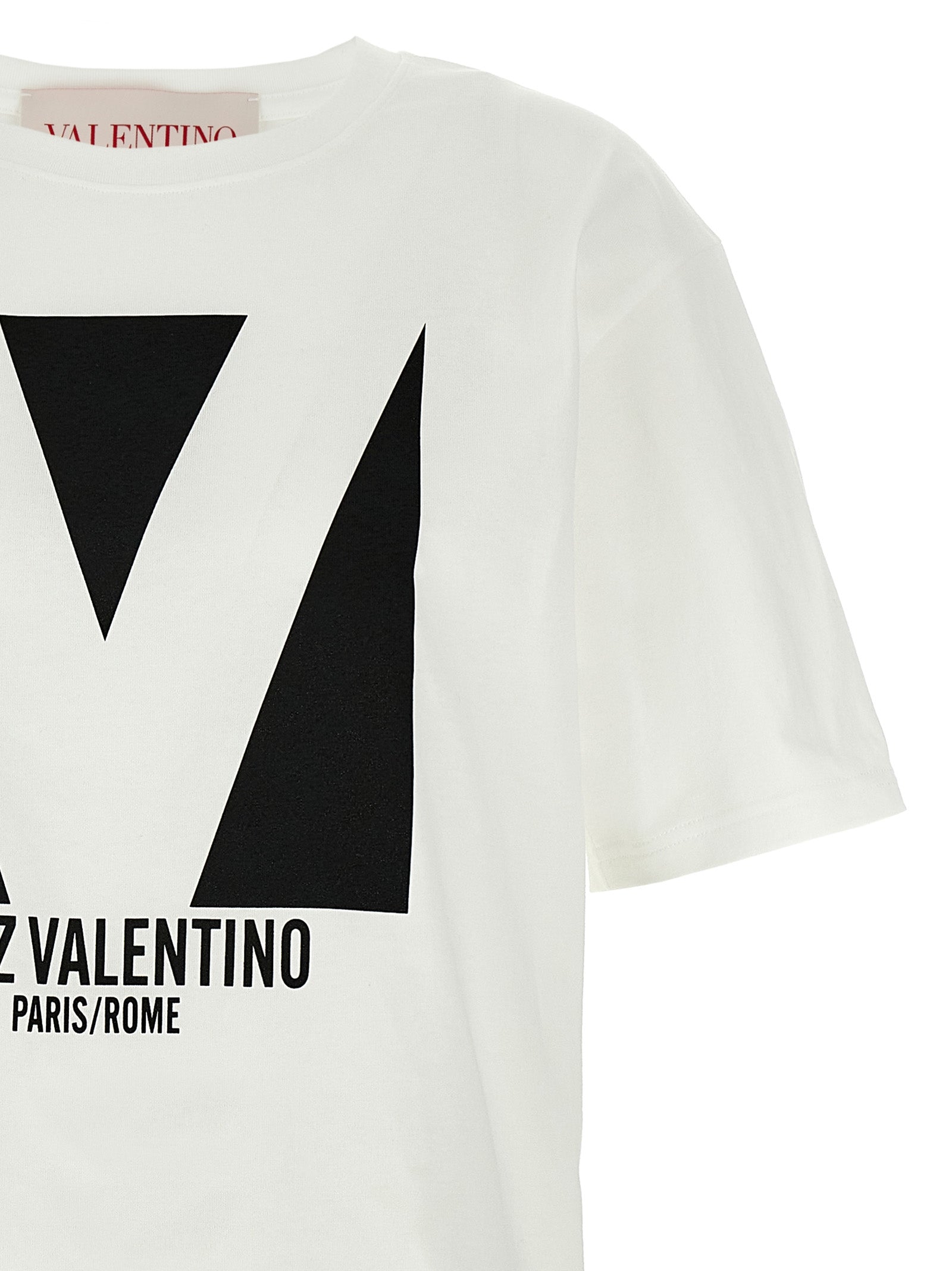 Valentino Garavani White Cotton T-Shirt