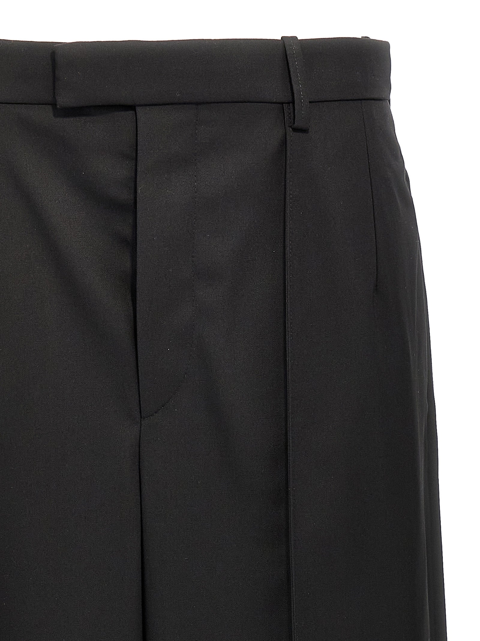 Wardrobe.Nyc Black Wool Casual Pants