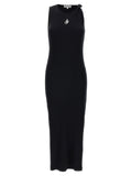 J.W.Anderson Black Cotton Midi Dress