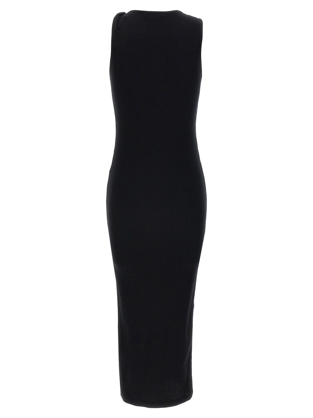J.W.Anderson Black Cotton Midi Dress