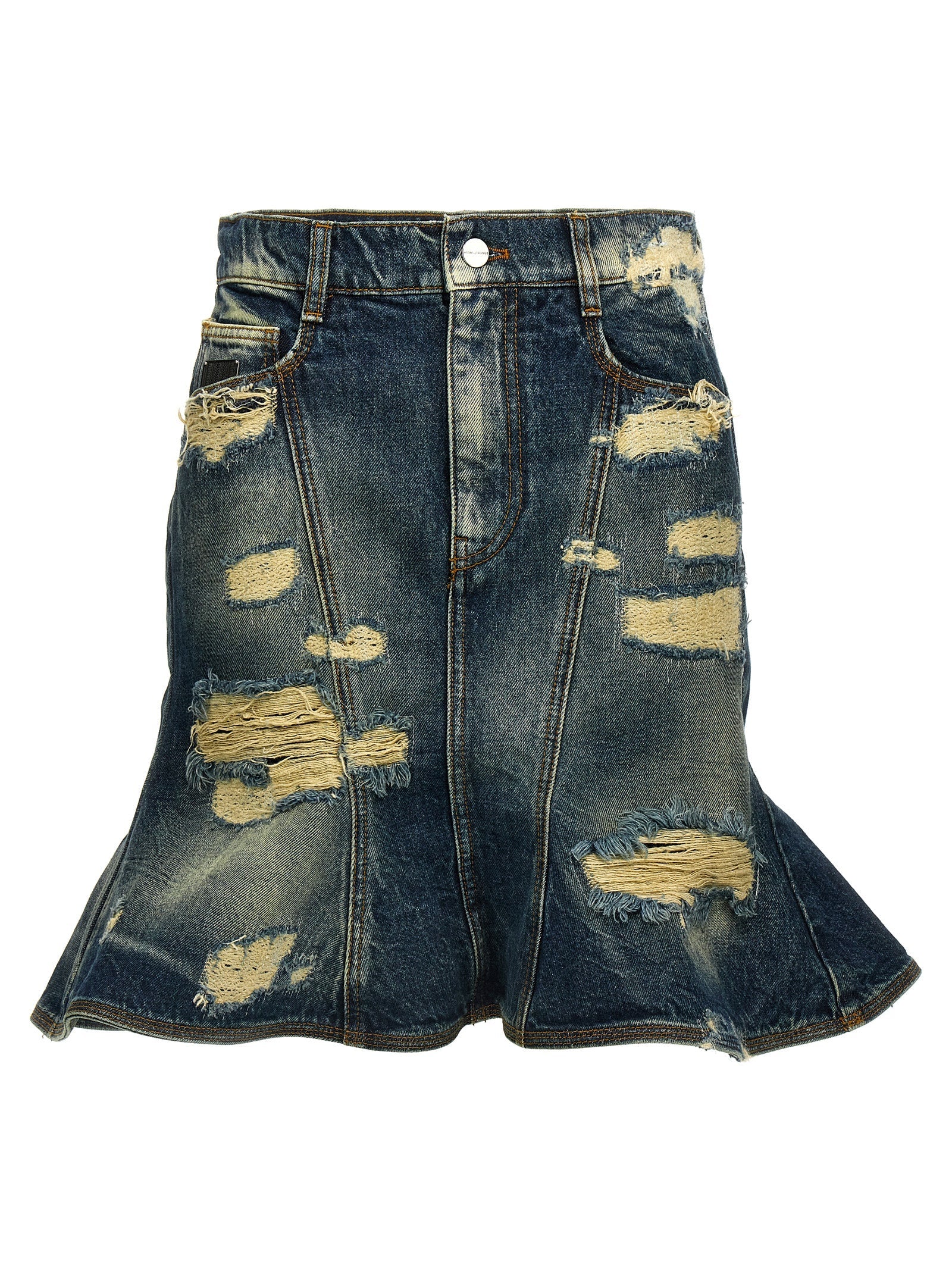Marc Jacobs Blue Cotton Long Skirt