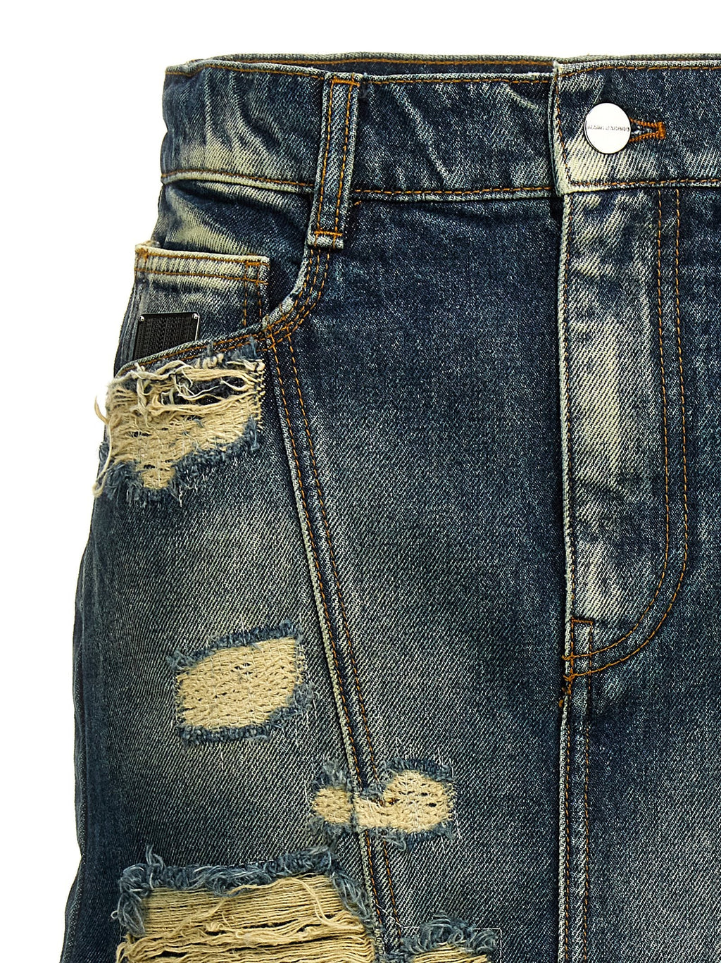Marc Jacobs Blue Cotton Long Skirt