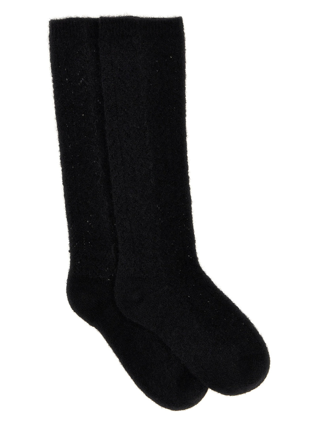 Valentino Garavani Black Wool Socks