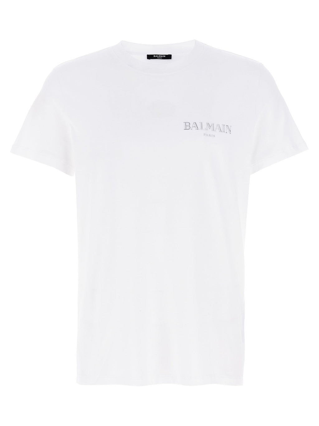 Balmain White Organic Cotton T-Shirt