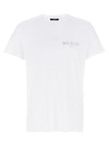 Balmain White Organic Cotton T-Shirt