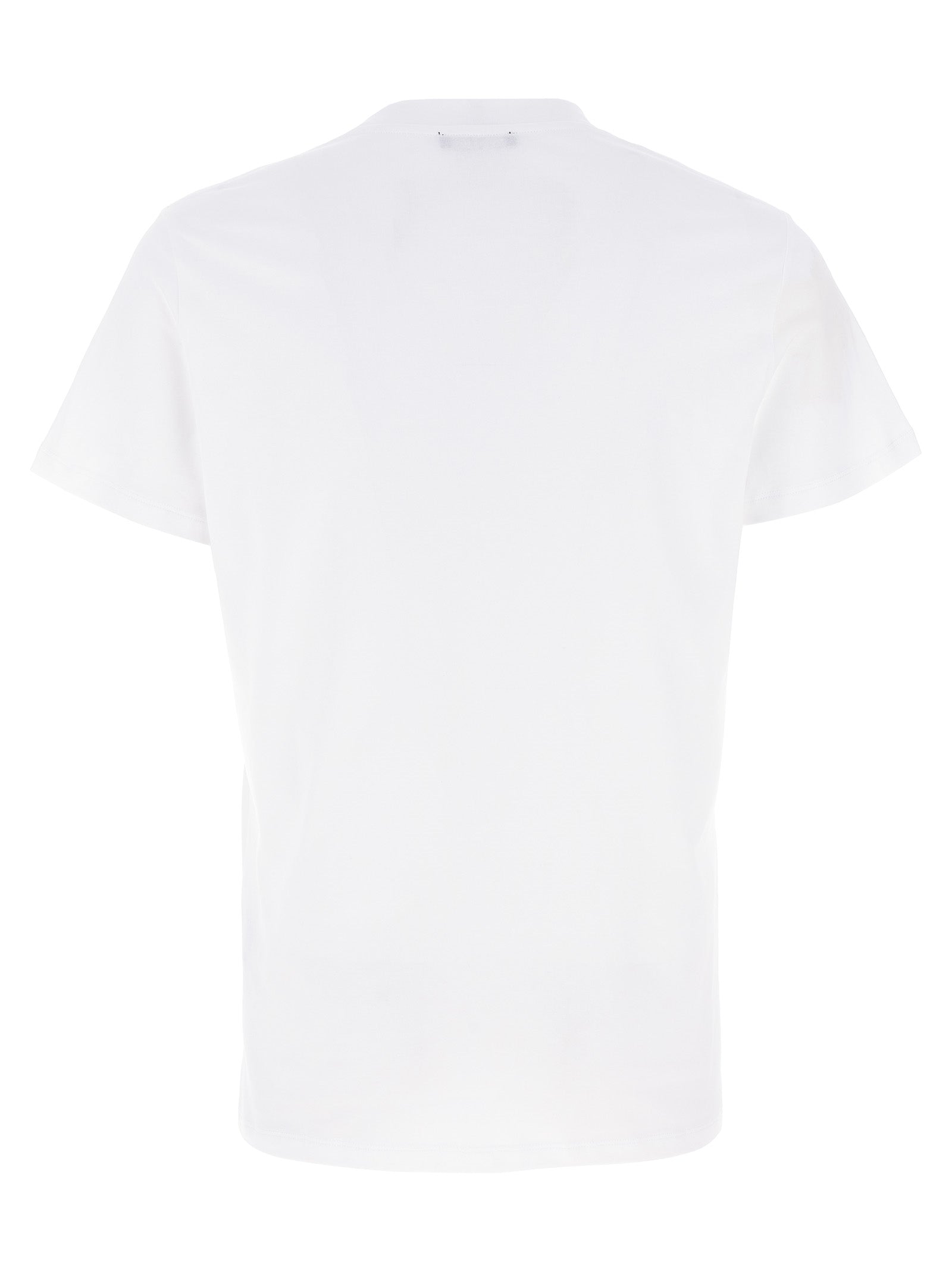 Balmain White Organic Cotton T-Shirt